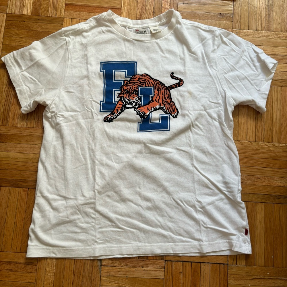 Levi’s fresh leaves Justin Timberlake tiger tee